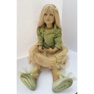 2001 Annette Himstedt Himmelschusselchen Club Member Collector Doll 31” Pink Eye